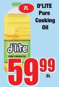 Boxer Superstores D'LITE Pure Cooking Oil offer