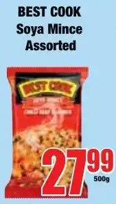 Boxer Superstores BEST COOK Soya Mince Assorted offer