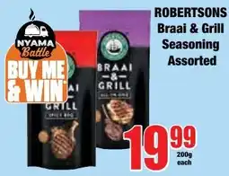 Boxer Superstores ROBERTSONS Braai & Grill Seasoning Assorted offer