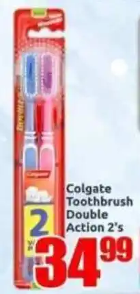 Three Star Cash and Carry Colgate Toothbrush Double Action 2's offer