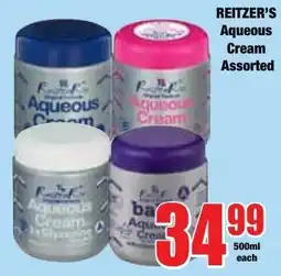 Boxer Superstores REITZER'S Aqueous Cream Assorted offer