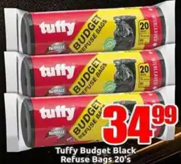 Three Star Cash and Carry Tuffy Budget Black Refuse Bags offer
