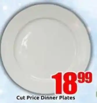 Three Star Cash and Carry Cut Price Dinner Plates offer