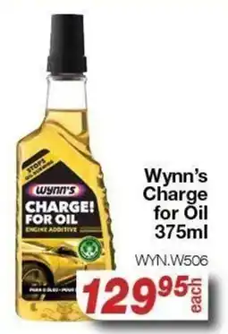 AutoZone Wynn's Charge for Oil offer
