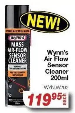 AutoZone Wynn's Air Flow Sensor Cleaner offer