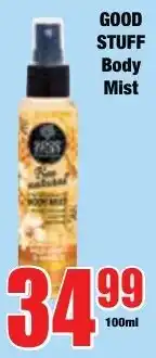 Boxer Superstores GOOD STUFF Body Mist offer