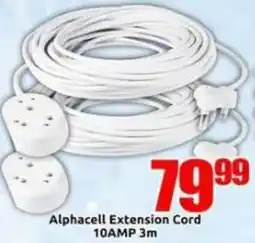Three Star Cash and Carry Alphacell Extension Cord offer