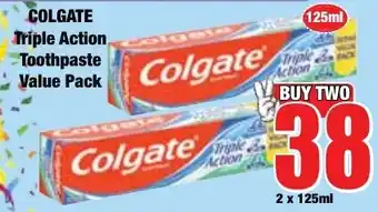 Boxer Superstores Colgate Triple Action Toothpaste offer