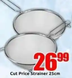 Three Star Cash and Carry Cut Price Strainer offer
