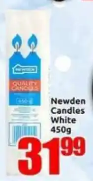 Three Star Cash and Carry Newden Candles White offer