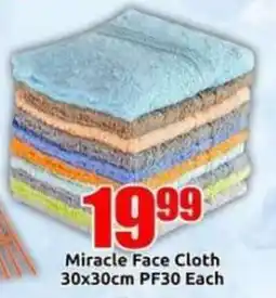 Three Star Cash and Carry Miracle Face Cloth offer