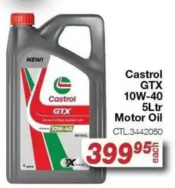 AutoZone Castrol GTX 10W-40 Motor Oil offer