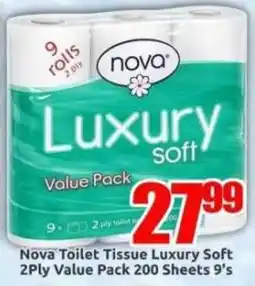 Three Star Cash and Carry Nova Toilet Tissue Luxury Soft offer