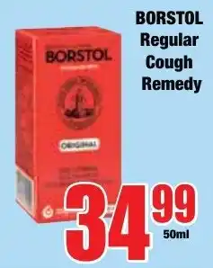 Boxer Superstores BORSTOL Regular Cough Remedy offer