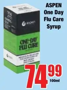 Boxer Superstores ASPER One Day Flu Care Syrup offer