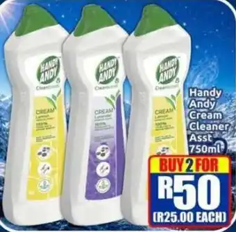 Three Star Cash and Carry Handy Andy Cream Cleaner Assorted offer
