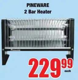 Boxer Superstores PINEWARE 2 Bar Heater offer