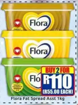 Three Star Cash and Carry Flora Fat Spread Assorted offer