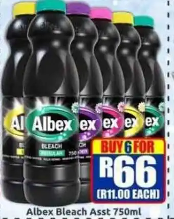 Three Star Cash and Carry Albex Bleach Assorted offer