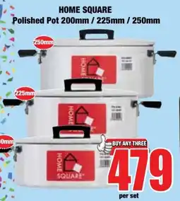 Boxer Superstores HOME SQUARE Polished Pot offer