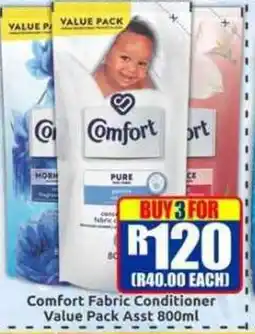 Three Star Cash and Carry Comfort Fabric Conditioner Value Pack offer