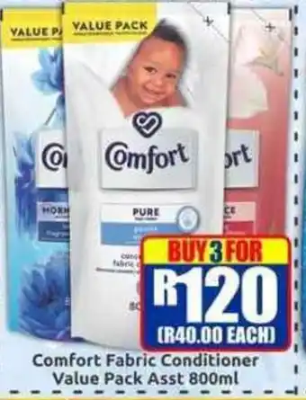 Three Star Cash and Carry Comfort Fabric Conditioner Value Pack offer