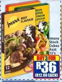 Three Star Cash and Carry Imana Stock Cubes offer
