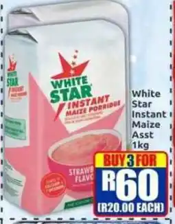 Three Star Cash and Carry White Star Instant Maize Porridge offer