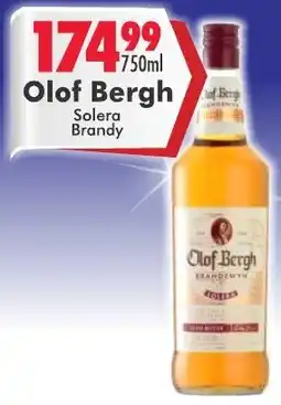 Prestons Olof Bergh Solera Brandy offer