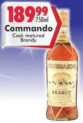 Prestons Commando Cask matured Brandy offer