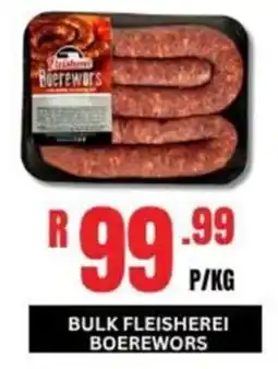 Fleisherei Fleisherei Boerewors offer
