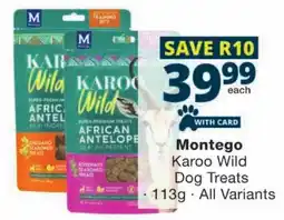 Checkers Montego Karoo Wild Dog Treats offer