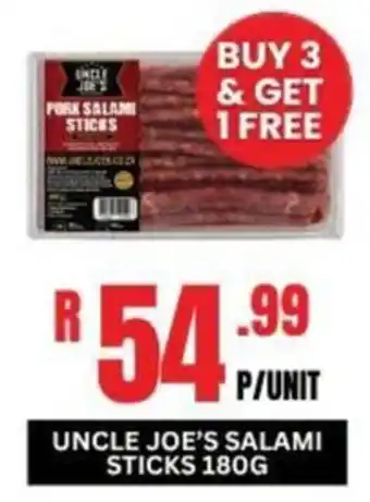 Fleisherei Uncle Joe's Salami Sticks offer