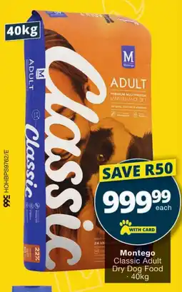 Checkers Montego Classic Adult Dry Dog Food offer