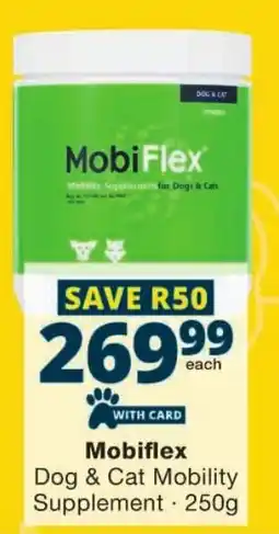 Checkers Mobiflex Dog & Cat Mobility Supplement offer
