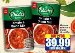 Three Star Cash and Carry Rhodes Tomato & Onion Mix offer
