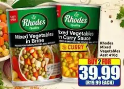 Three Star Cash and Carry Rhodes Mixed Vegetables offer