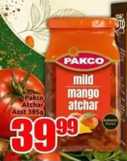 Three Star Cash and Carry Pakco mild mango atchar offer