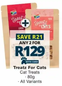 Checkers Treatz For Cats Cat Treats offer