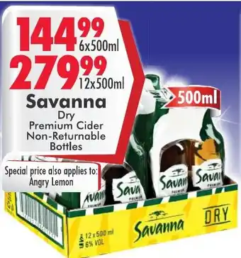 Prestons Savanna Dry Premium Cider offer
