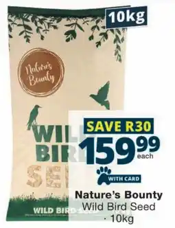 Checkers Nature's Bounty Wild Bird Seed offer