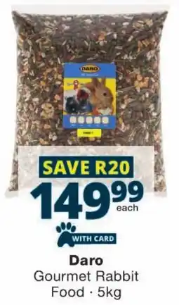 Checkers Daro Gourmet Rabbit Food offer