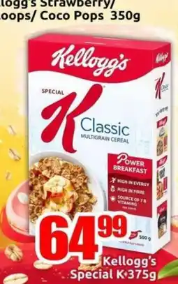 Three Star Cash and Carry Kellogg's Special K Classic Multigrain Cereal offer