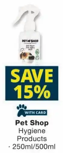 Checkers Pet Shop Hygiene Products offer
