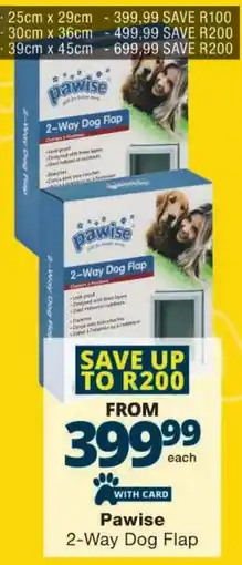 Checkers Pawise 2-Way Dog Flap offer