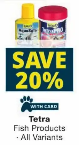 Checkers Tetra Fish Products offer
