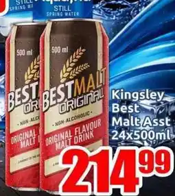 Three Star Cash and Carry Kingsley Best Malt Assorted offer