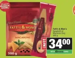 Spar Savemor Fatti's & Moni's Macaroni offer