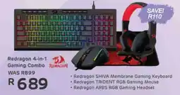 Computer Mania Redragon 4-in-1 Gaming Combo offer