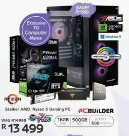 Computer Mania Stalker AMD Ryzen 5 Gaming PC offer